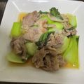 ぷーとんR's cooksnap of when they made 豚肉と青梗菜炒め.