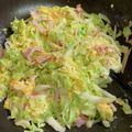 やなユミ's cooksnap of when they made 簡単春キャベツの卵とじ！卵とキャベツだけ.