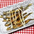 tokotann's cooksnap of when they made ししゃも焼マヨ&ラー油&七味でヒ～ヒ～☝.