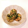 クックEBXFTK☆'s cooksnap of when they made 胡麻油香る新じゃがの大葉和え.
