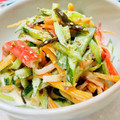 U☆kaoru's cooksnap of when they made 旨い！カニカマきゅうりのかつおマヨサラダ.