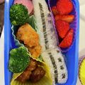 晋ちゃんの氷結's cooksnap of when they made 幼稚園年少さんお弁当☆新幹線.