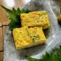 はなぴっち's cooksnap of when they made 玉子3個！ほんだしでネギ入りだし巻き卵焼.