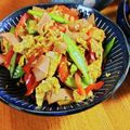 低カロ探検隊's cooksnap of when they made 絹さやと木綿豆腐のチャンプル風炒め.
