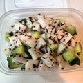 myanwoo's cooksnap of when they made つわり、夏バテに山芋きゅうりのゆかり和え.