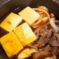 YUKAbuudaZ's cooksnap of when they made ❤市販のすき焼のたれで簡単 肉豆腐.