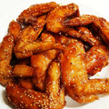 ☆クウ☆'s cooksnap of when they made 揚げない、手羽先の甘辛揚げ。手羽唐揚げ.