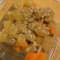 みゅぁ's cooksnap of when they made 子供大好き♡大根と人参の味噌そぼろ煮.
