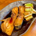 マミぃー's cooksnap of when they made カンパチカマの煮付け・焼きネギ添え.