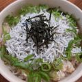 yumelon88's cooksnap of when they made オートミール、レンジでしらす丼.