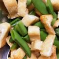 ちゃぎー's cooksnap of when they made スナップえんどうのポン酢油揚げ和え.