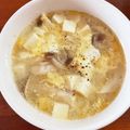 なーなちゃん's cooksnap of when they made 豆腐としめじと卵の酸っぱいスープ.