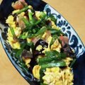 山ばあば's cooksnap of when they made 塩昆布で♪簡単トマト入りニラ玉.