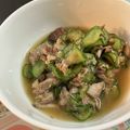 ぴろりんりんりん☆'s cooksnap of when they made 鯖味噌缶と胡瓜の相性は☆☆☆っつ!!.