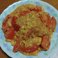 55才のおじさん's cooksnap of when they made トマトと卵のチリソース炒め.
