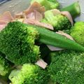 半熟王子's cooksnap of when they made ブロッコリー&オクラのニンニク炒め.