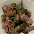ｐｅｋｏmama's cooksnap of when they made 下処理不要にんにく香るおつまみ砂肝.