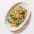 まあまま☆0403's cooksnap of when they made マロニー・オクラ・豚肉のカレー中華炒め.