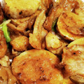 にしあまね's cooksnap of when they made 鶏皮のｶﾘｶﾘ＊照り焼き仕立て.