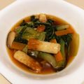 クックQPU4ZJ☆'s cooksnap of when they made チンゲン菜と竹輪の醤油炒め.
