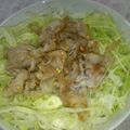 レアレアチーズ's cooksnap of when they made クセになる☆韓国風キャベツ丼☆.