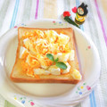 Newチヨコっと♪'s cooksnap of when they made ここまでずぼらな②卵トースト.