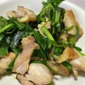 no1642's cooksnap of when they made 鶏モモとニラのコチュジャン炒め.