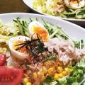 クリーピングタイム☆'s cooksnap of when they made 塩麹レモンツナマヨソースで❀サラダうどん.