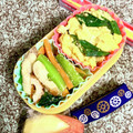 ふたごゆき's cooksnap of when they made ☆お弁当に！すぐできる！オクラの卵とじ☆.