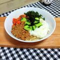 KBBキッチン☆'s cooksnap of when they made ヘルシー♡オートミールご飯でネバネバ丼.