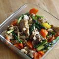 ガメコ's cooksnap of when they made 豚肉とアスパラの彩りオイバター炒め.