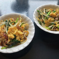Rick_t's cooksnap of when they made 豚にらもやしの塩だれ卵炒め.