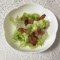 puniＫ's cooksnap of when they made ＊レタスとベーコンのレモン風味サラダ＊.