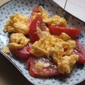 きらり流れ星's cooksnap of when they made トマトと玉子の炒め物.
