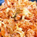 なーなちゃん's cooksnap of when they made 韓風ピリ辛キムチチャーハン.