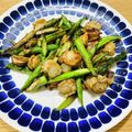 ボブナナ's cooksnap of when they made ベビーホタテとアスパラのバター炒め.