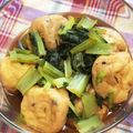 わたさな2016's cooksnap of when they made 京がんもと小松菜の煮物.