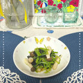 sakuraロゼット's cooksnap of when they made 三つ葉としめじの和え物.