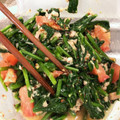＿＿は's cooksnap of when they made ツナとほうれん草、トマト粒マスタード和え.