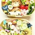 ☆ミルミル's cooksnap of when they made 簡単♡卵焼きで【ハチさん】キャラ弁.