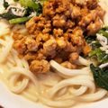 miiieeetan's cooksnap of when they made 牛乳で旨辛坦々うどん.