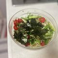 Ptown's cooksnap of when they made モリモリ♡水菜きゅうり長芋の和風サラダ.