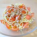 Ocean_ray's cooksnap of when they made 簡単！ツナとトマトの冷製パスタ.