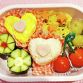 ♡YKitchen♡'s cooksnap of when they made 可愛いお弁当♪簡単ハートの卵焼き.