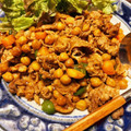 マックスの母's cooksnap of when they made お豆ちゃんゴロゴロ♡豚肉の旨うま炒め.