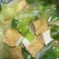 ちゃぎー's cooksnap of when they made キャベツと厚揚げの味噌汁.