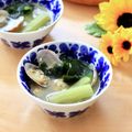 runa10's cooksnap of when they made アサリとふきとワカメの味噌汁.