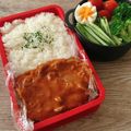 のんべぇヒロ's cooksnap of when they made レンジある人は是非！カレー弁当！.