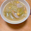 Noa1112's cooksnap of when they made 簡単！キャベツとウインナーのスープ.