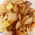 тakuмasa✩。's cooksnap of when they made 豚バラ大根と葱☆生姜甘辛味噌炒め.